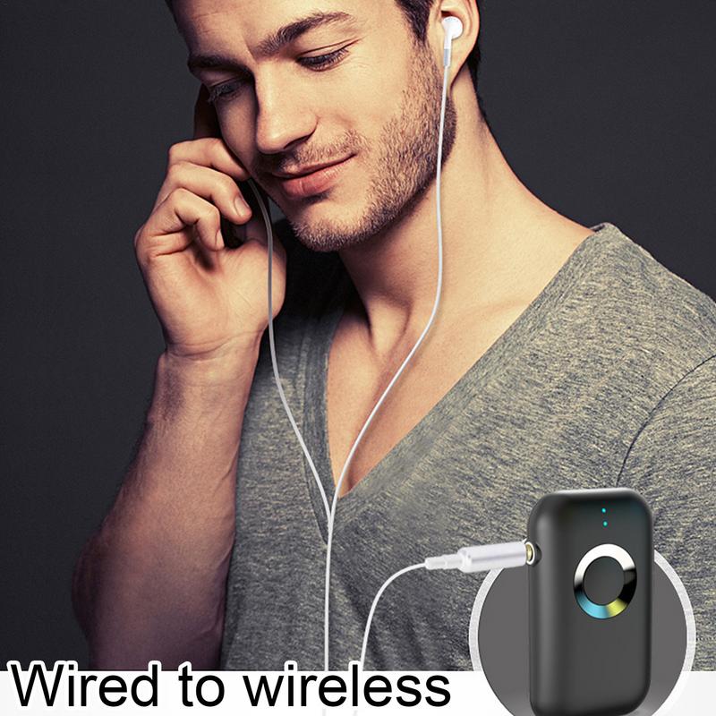 Автомобильный беспроводной адаптер Aux Многофункциональный беспроводной аудиоадаптер Автомобильный беспроводной преобразователь Шумоподавляющий беспроводной автомобильный адаптер france